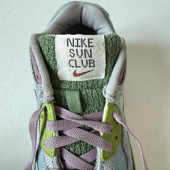 Nike Air Max 90 SE Sun Club Shoes Size 7Y Athletic DQ4016-400 Textile Sneakers - Picture 2 of 8